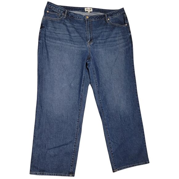 Seven 7 Womens Loose Straight Fit Jeans Size 20W measures 42Wx30.5L EUC - Picture 1 of 11